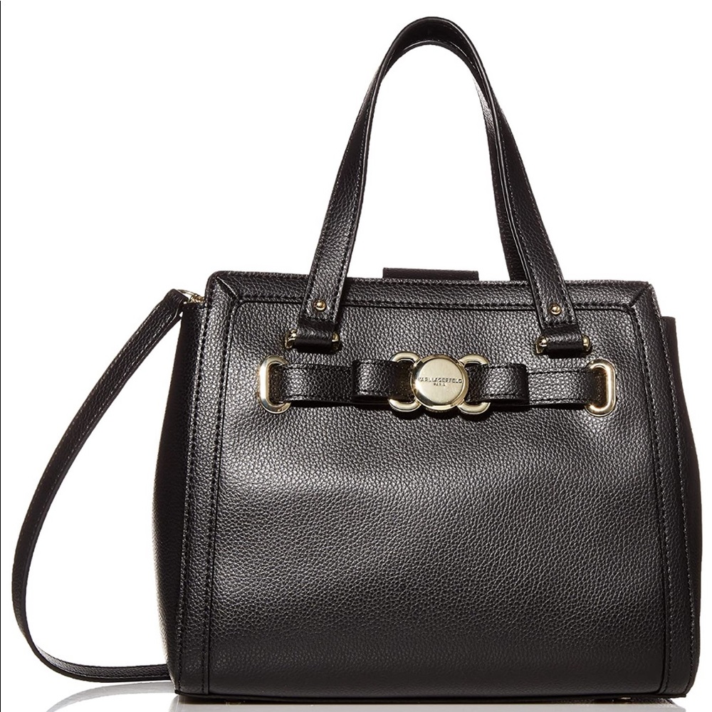 NWT Karl Lagerfeld Paris leather Satchel/crossbody